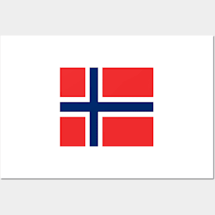 Norway Flag Posters and Art